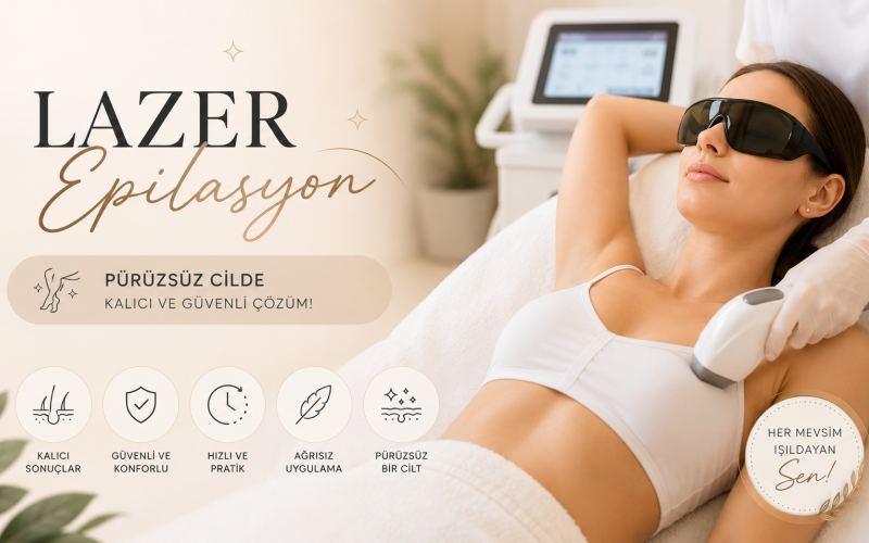 Lazer Epilasyon ile Pürüzsüz Bir Cilde Kalıcı Adım